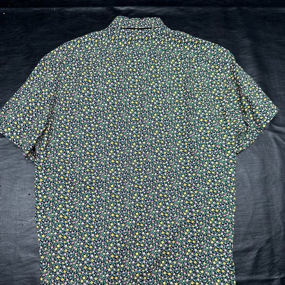 J.Crew Mens Button Down Flower Design Shirt - Picture 2 of 3